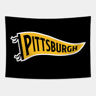 Pittsburgh Pennant - Black Tapestry