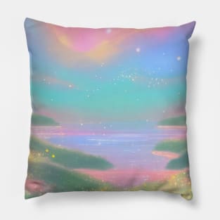 Fantasy Kawaii Landscape Dream Pillow