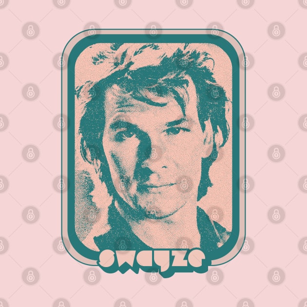 Patrick Swayze // Retro 80s Fan Aesthetic Design by DankFutura