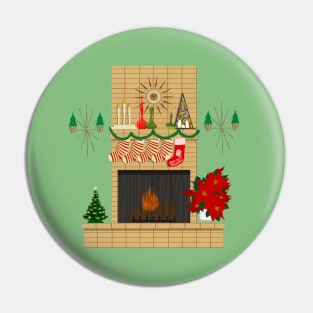 Mod Christmas fireplace Pin