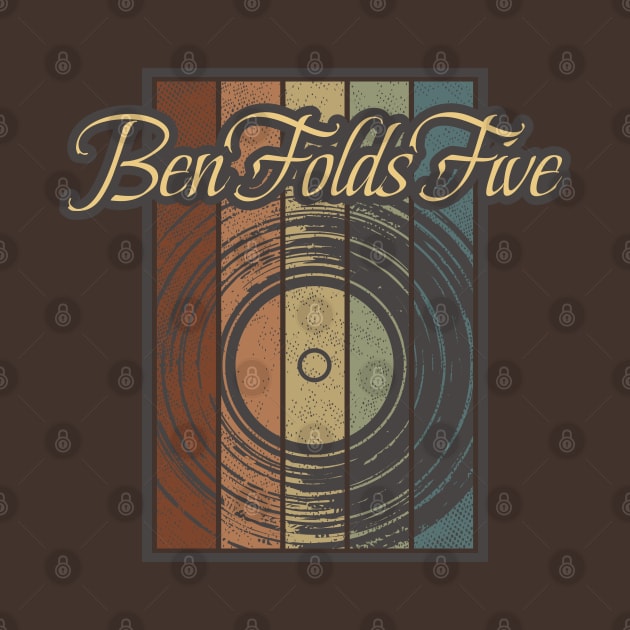 Ben Folds Five Vynil Silhouette by North Tight Rope