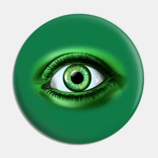 Giant Green Eye Pin