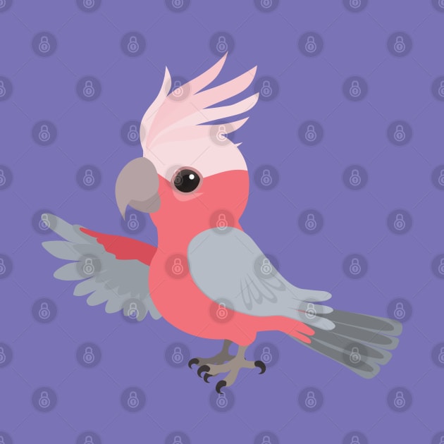 Cute galah cockatoo by Bwiselizzy