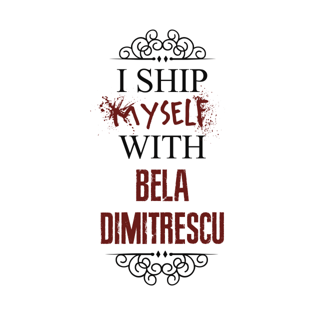 I ship myself with Bela Dimitrescu by AllieConfyArt