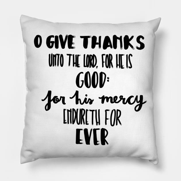 Give thanks Pillow by Haleys Hand