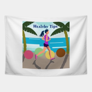 Healthy Life with Sport Tapestry