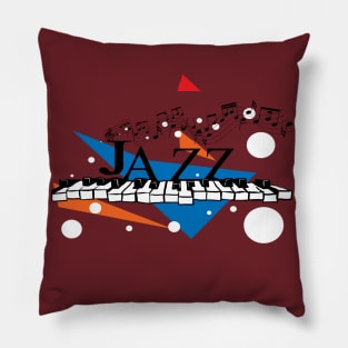 Jazz Piano Music Pillow