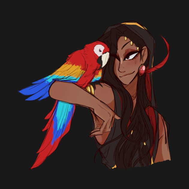 He deserves a parrot by VisceraKing