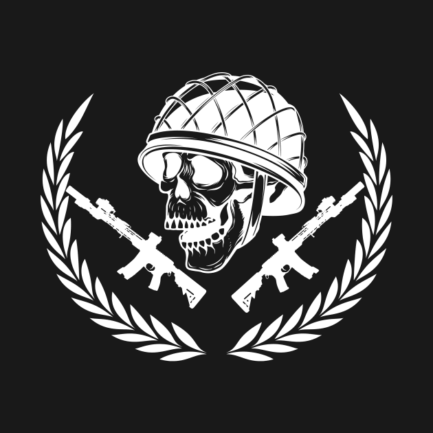 skull with helmet by simple.seven