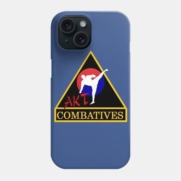 AKT Combatives Logo - Small Logo Left Chest Phone Case by AKTionGear