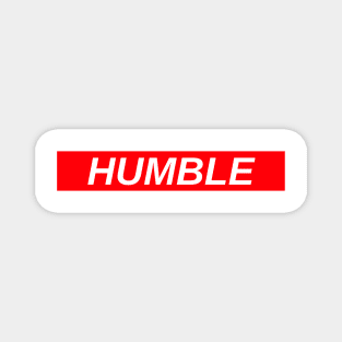 HUMBLE // Red Box Logo Magnet