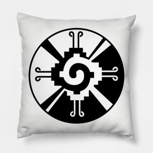 Galactic Butterfly Hunab Ku - aztec symbol Pillow