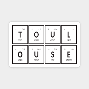 Toulouse City | Periodic Table of Elements Magnet