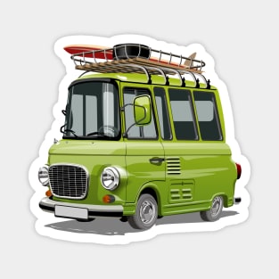 Cartoon Camper Van Magnet