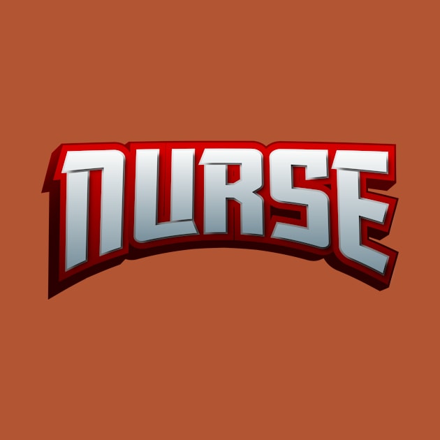 Nurse Superhero by Foxxy Merch