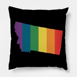 Montana State Rainbow Pillow