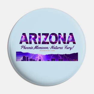 Arizona Sun Spirit Phoenix Monsoon Attitude Pin