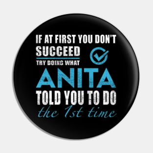 Anita - The Time Anita Pin