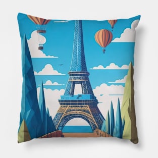 Eiffel Tower Pillow