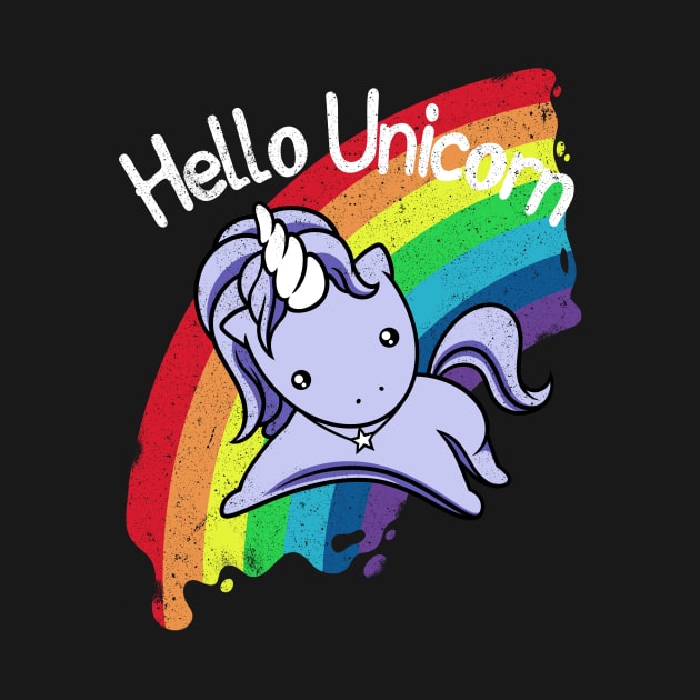 Hello Unicorn by GillesBone