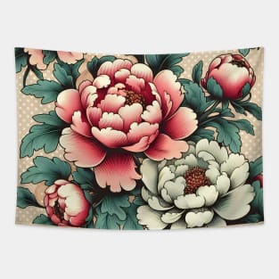 Peonies Tapestry