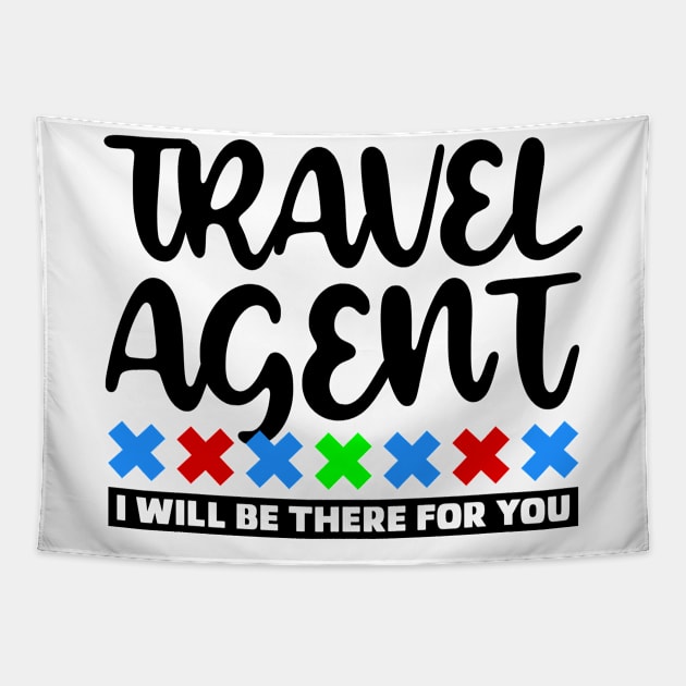 Travel Agent Tapestry by colorsplash