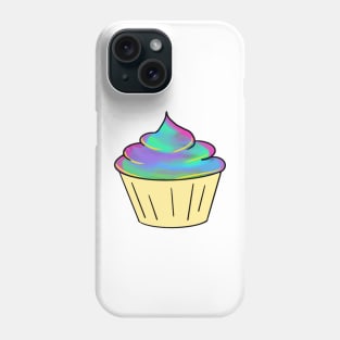 vanilla fluorescent cupcake Phone Case