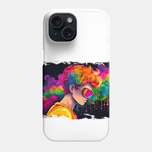 Colourful LGBT design for Pride Month: celebrate diversity and acceptance. Phone Case