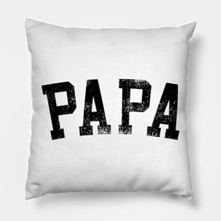 Papa Classic Bold Font Pillow