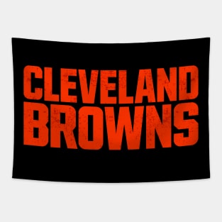 RETRO CLEVELAND BROWNS Tapestry