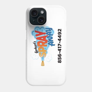 Gerhart's Spray Away with phone number. Phone Case