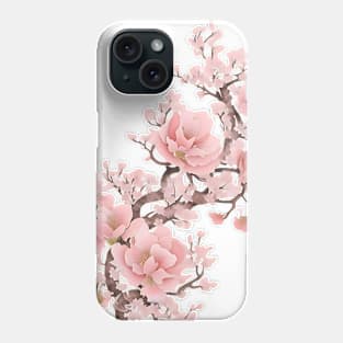 Sakura bonsai, Sakura, Flowers, Bloom, Cherry blossom, Sakura flowers, Sakura trees, Sakura blossom, Wall art, Modern art Phone Case