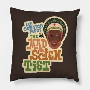 Lee Scratch Perry - The Mad Scientist: Dub Icon Tribute Design Pillow