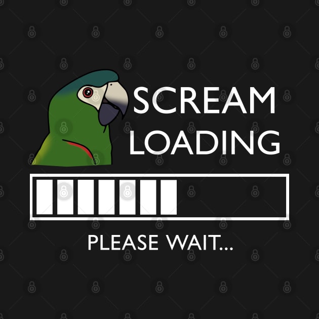 Scream Loading Hahn's macaw by FandomizedRose