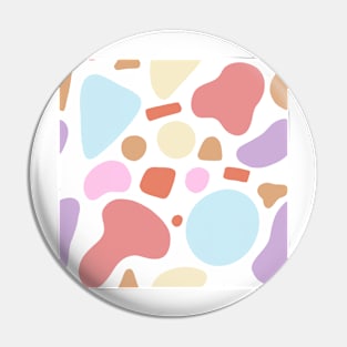 Colourful blob Pin