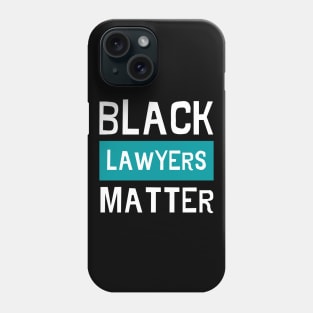 Black Lawyers Matter - Digital Typography Lettering Phone Case