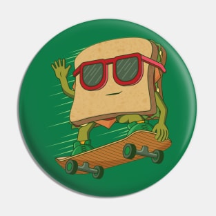 Skater Sandwich Pin