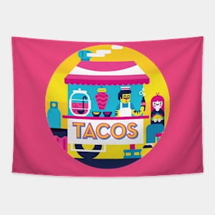 Taco Stand Tapestry