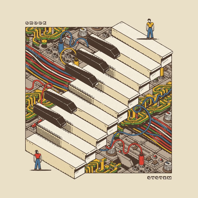 synth piano retro by SOUND Check ARTshop