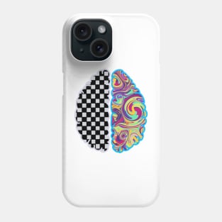 Left Brain vs. Right Brain Phone Case