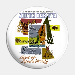 South Dakota - Vintage Travel Pin