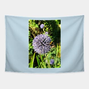 Pollen gathering from a Globe Thistle Tapestry