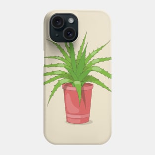 aloe in the pot Phone Case