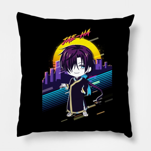 Jae-Ha Pillow by 80sRetro