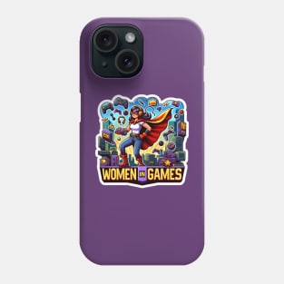 Women in Games - Superhero Gamer Girl Phone Case