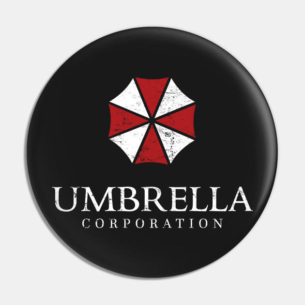 Umbrella Corporation style Pin (max.dim 22 mm) Resident Evil - Enamel Metal Reversabzeichen TS