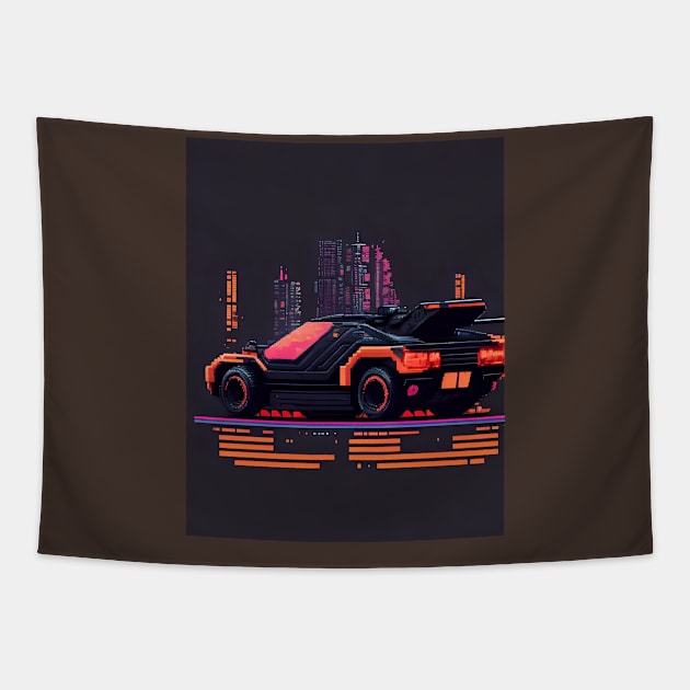 futuristic car electric Tapestry by wonggendengtenan