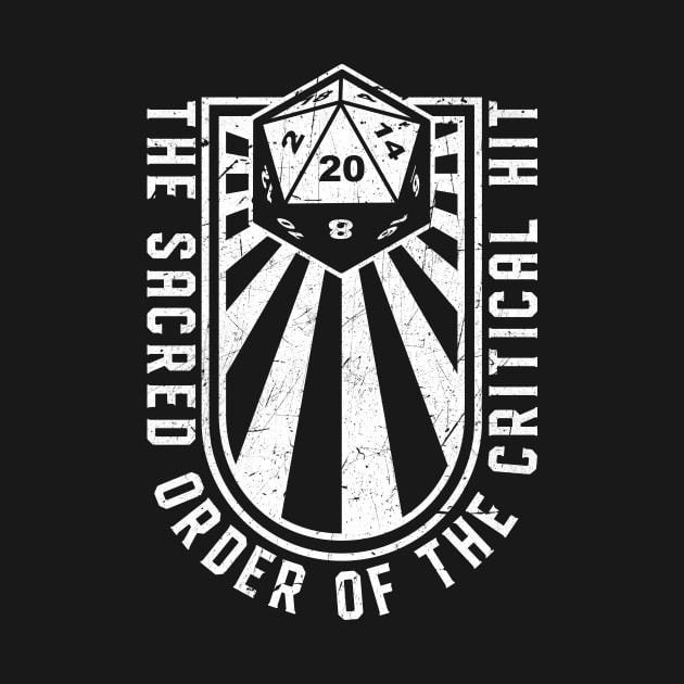 RPG - The sacred order of the critical hit by The Inked Smith