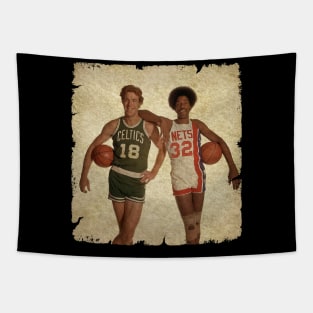 Dave Cowens and Julius Erving in 1976 Tapestry