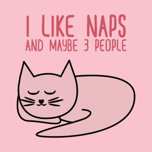 I Like Naps And Maybe 3 People T-Shirt